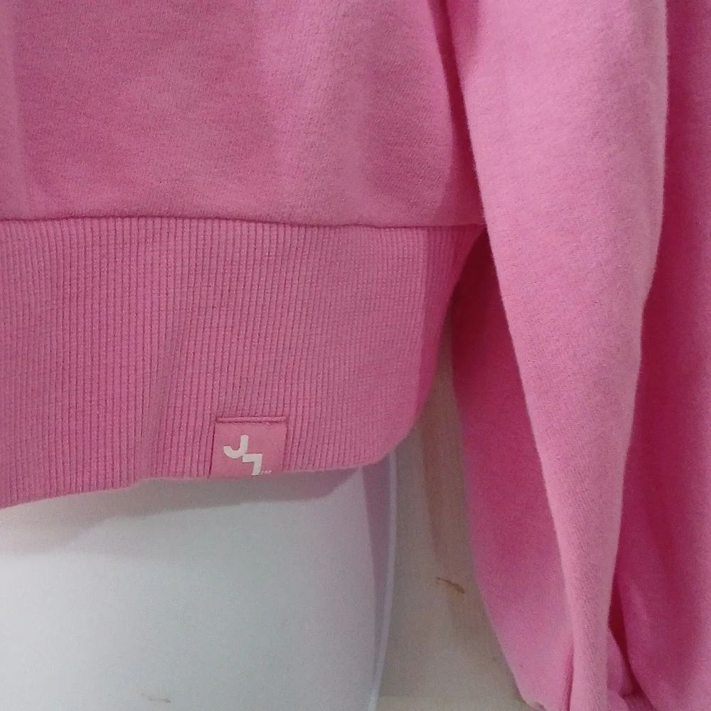 JoyLab Pink Cropped Pullover Sweatshirt Sz M NWT - Picture 4 of 10